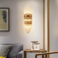 Classic luxury glass strip wall light fixture